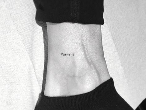 Minimalist Tattoo Meaning, Paris Tattoo, Typography Tattoo, Tiny Tats, Word Tattoo, Tattoo Trend, Neck Tattoos, Geometric Tattoos, Home Tattoo