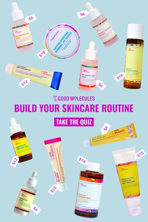 #affiliate Good Molecules Skincare Quiz in 2024 | Skin care quiz, Body skin care routine, Skincare Skincare Quiz, Glowup Tips, Preppy Skincare, Skin Care Quiz, Facial Cleaning, Future Wardrobe, Beauty Must Haves, 7th Grade, Brightening Serum