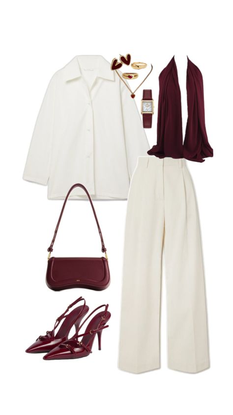 #summer #summeroutfit #modest #modestfit #modestsummer #outfitinspo #hijab #hijabi #burgundy #cream #colorcombination Stile Hijab, Simple Style Outfits, Burgundy Outfit, Mode Zara, Color Combinations For Clothes, Muslim Outfits Casual, Grooming Tips, Outfit Inspo Summer, Hijabi Outfits Casual