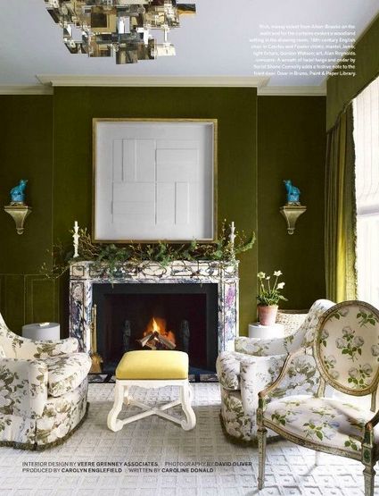 Veere Grenney, Custom Canopy, Paint And Paper Library, London Townhouse, Vintage Side Table, Have A Lovely Weekend, Custom Sofa, Green Rooms, Guest Bed