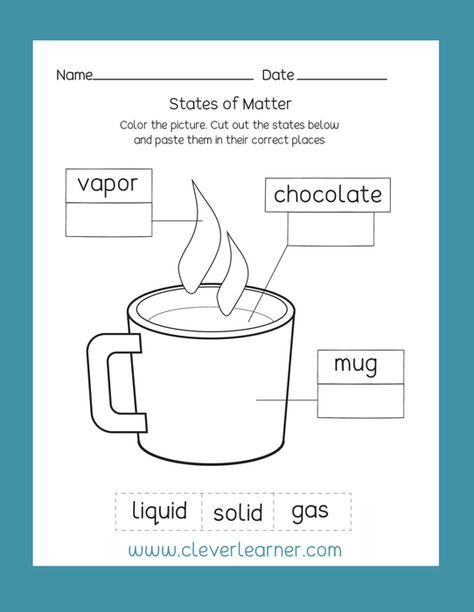 States of Matter: Solid Liquid Gas Free Preschool activity worksheets for children. #preschool #science #worksheets #teachers #kindergarten Matter Kindergarten, Matter Science Experiments, Science Kindergarten, Matter For Kids, Free Preschool Activities, Matter Activities, Solid Liquid Gas, States Of Matter Worksheet, Matter Worksheets