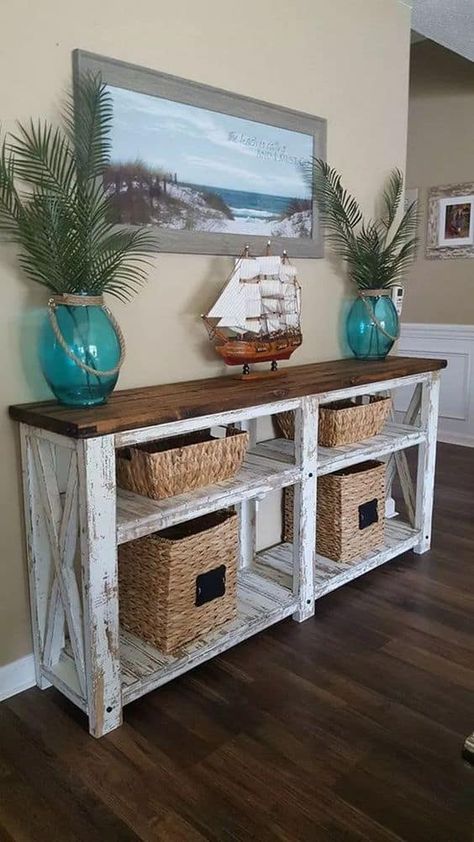 28 Breezy Beach Ideas for Bedroom Decor Beach House Decor Coastal Style, Coastal Decorating Living Room, Coastal Beach Decor, Geek Decor, Coastal Living Rooms, Coastal Bedrooms, Beach House Interior, Coastal Living Room, Nautical Home