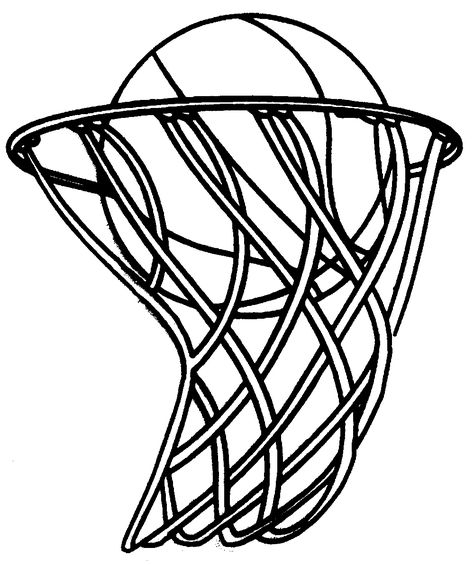 Basketball Coloring Pages | Educative Printable Net Clipart, Basketball Coloring Pages, Basketball Printable, Ball Clipart, Basketball Drawings, Basketball Clipart, Basketball Ideas, Free Basketball, Sports Coloring Pages