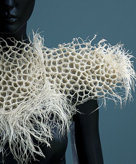 Tela, Beeswax Molds, Laura Wood, Grass Roots, London Design Festival, Colossal Art, Body Adornment, Modern Crafts, Wheat Grass