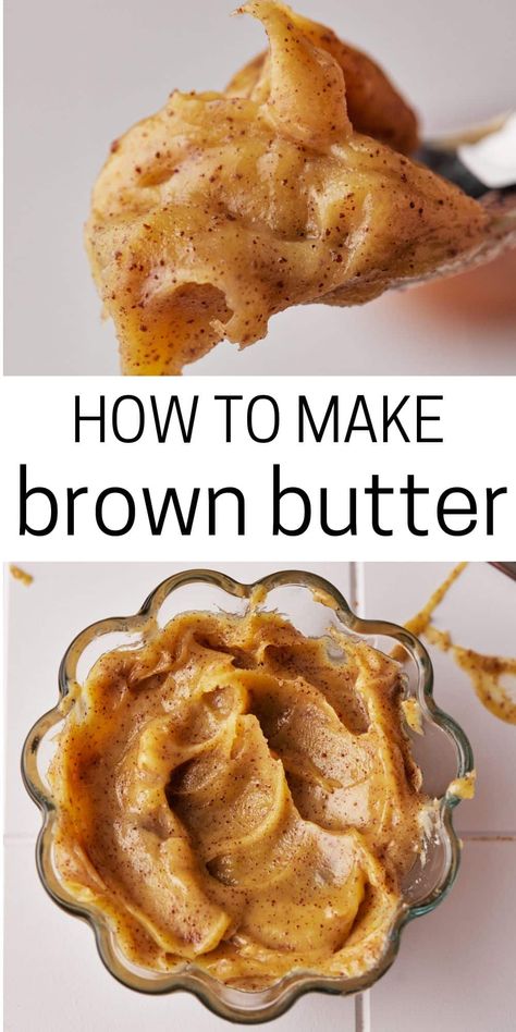 Brown Butter Brownies, Butter From Scratch, Cookies Banana, Make Brown, Brown Butter Cookies, Butter Pecan Cookies, Butter Brownies, Creamy Pasta Dishes, Impressive Desserts