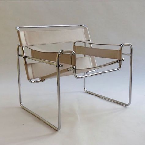 Marcel Breuer Chair, Breuer Chair, Poltrona Design, Wassily Chair, Iconic Chairs, Marcel Breuer, Décor Boho, Interior Furniture, Interior Inspo