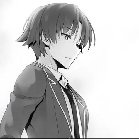 Ayanokouji Kiyotaka Light Novel, Classroom Of Elite, Jjk Pfp, Amelia Watson, Dark Souls Wallpaper, Detective Aesthetic, Anime Classroom, Mushoku Tensei, Black And White Logos