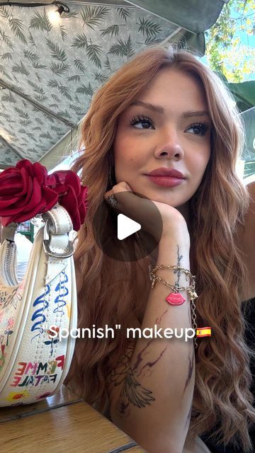 Mirta Miler on Instagram: "Spanish inspired makeup🌹do we like it?  . . #makeuptutorials #redlipstick #makeupinspiration" Spain Makeup Look, Spanish Makeup Look, Natural Latina Makeup, Latin Makeup, Spanish Hair, Mexican Makeup, Classy Makeup, Inspired Makeup, Hair Stylists