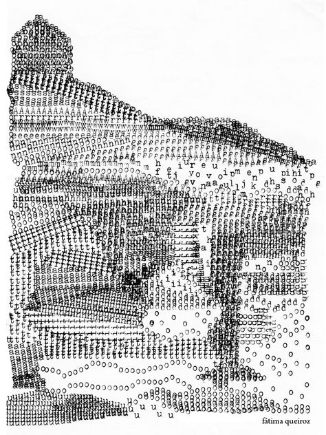 typewriter art Shape Graphic Design, Analog Graphic, Typewriter Art, Mises En Page Design Graphique, Design Black And White, Ascii Art, Typographic Art, Generative Design, Design Editorial