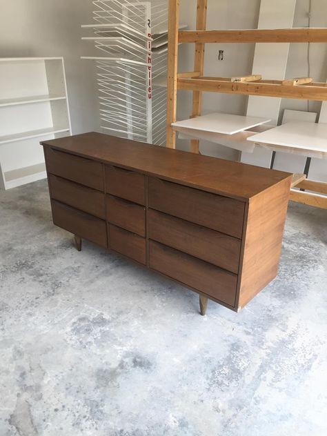 MCM - Mid Century Modern Dresser Recieves a Superior Makeover!