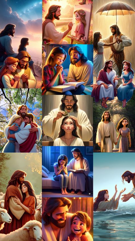 Thank you Lord Pictures Of Jesus, Jesus Smiling, Jesus Love Images, Christian Cartoons, Jesus Cartoon, Gods Princess, Pictures Of Christ, Jesus Christ Artwork, Christian Images