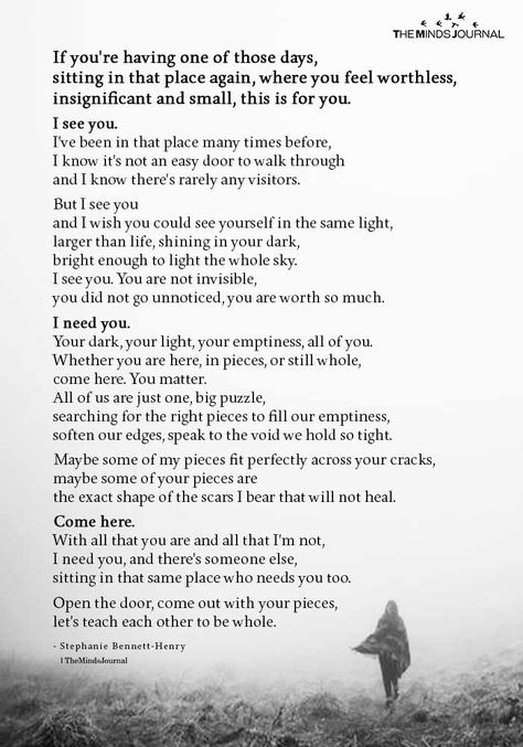 If you’re having one of those days, sitting in that place again, where you feel worthless, insignificant and small, this is for you. I Feel Insignificant Quotes, Insignificant Quotes Feeling, Made To Feel Insignificant, One Of Those Days Quotes, Off Days Quotes Feelings, Feeling Useless Quotes, Feeling Insignificant Quotes, Where Are You, How To Feel Loved