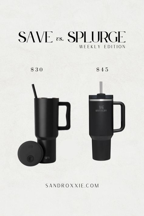 This week on SAVE vs. SPLURGE I’m sharing tumblers, straight jeans, Chelsea boots and makeup filters! First, I use this Stanley tumbler almost every single day. I have the 30 oz and love it #saveorsplurge #tumbler Jeans Chelsea Boots, Save Vs Splurge, Makeup Filter, Stanley Tumbler, Every Single Day, Cup Holder, Straight Jeans, Budget Friendly, Chelsea Boots