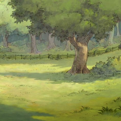 Iphone Background Inspiration, Cartoon Landscape, The Hundred Acre Wood, Cottage Illustration, Forest Cartoon, Storybook Illustration, Forest Drawing, Hundred Acre Woods, Storybook Art