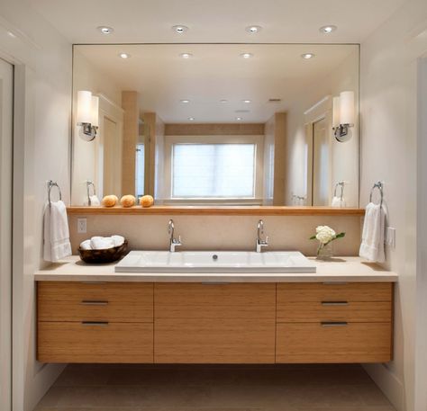 Makeover Kamar Mandi, Bathroom Vanity Designs, Large Bathroom, Light Fixtures Bathroom Vanity, Small Bathroom Vanities, Cozy Spaces, Vanity Ideas, Small Remodel, Trendy Bathroom