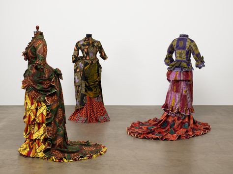 Yinka Shonibare. How Does a Girl Like You Get to Be a Girl Like You?. 1995 | MoMA Yinka Shonibare, What Is Contemporary Art, Victorian Era Dresses, Dutch Wax Print, Womens Wear Daily, French Collection, Famous Black, African Culture, Wax Print