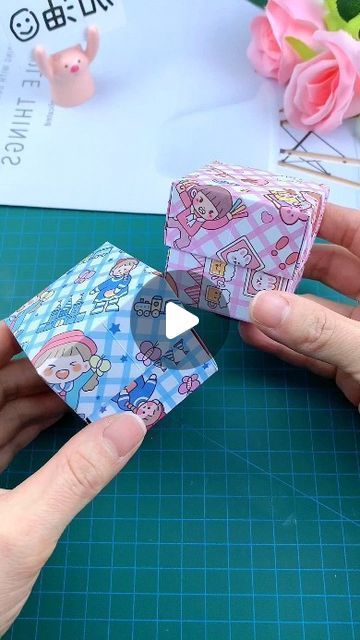 Box Making Tutorial, Paper Box Tutorial, Origami Box With Lid, Bucket Crafts, Christmas Shoebox, Origami Box Tutorial, Origami Gift Box, Paper Box Diy, Gift Boxes With Lids