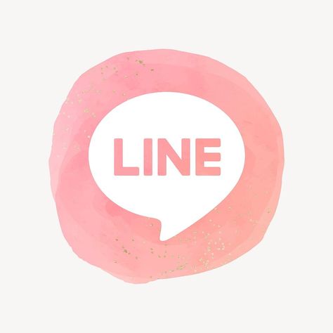 Download premium vector of LINE app icon vector with a watercolor graphic effect. 2 AUGUST 2021 - BANGKOK, THAILAND by mook about watercolor, circle, logo, icon, and pink 3855725 Line App Icon, Watercolor Circles, Watercolor Graphic, Circle Logo, Watercolor Logo, Media Icon, Circle Logos, Logo Icon, Social Media Icons