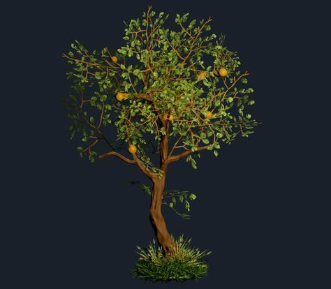 Low Poly tree 3d Procreate, Glowing Tree, Illustration Motion, 3d Sculpting, Polygon Art, 3d Tree, Low Poly Art, Low Poly 3d, 3d Artwork