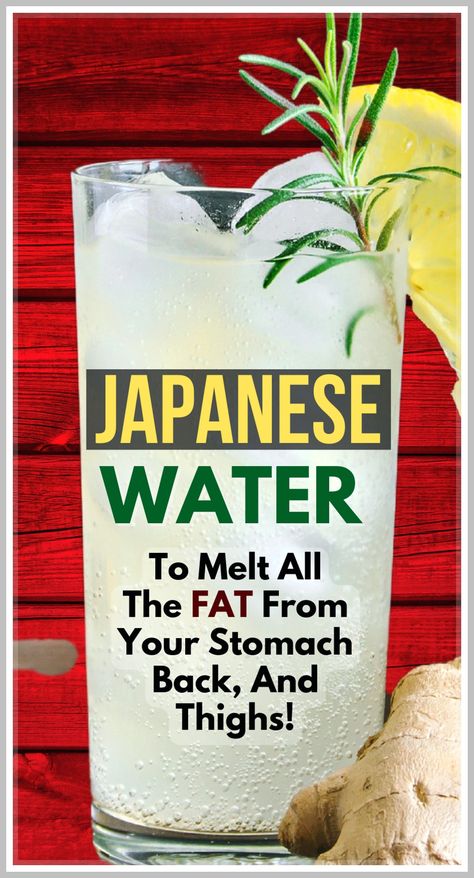 Fat Burning Juice, Japanese Water, Fat Burning Smoothies, Belly Fat Drinks, Fat Loss Drinks, Fat Burner Drinks, Detox Water, Fat Burning Drinks, Burn Belly Fat