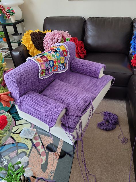 Crochet Cat Couch, Diy Crochet Cat Bed, Soft Ideas, Crochet Bed, Bed For Cats, Crochet Cat Bed, Cat Couch, Toy Hammock, Diy Cat Toys