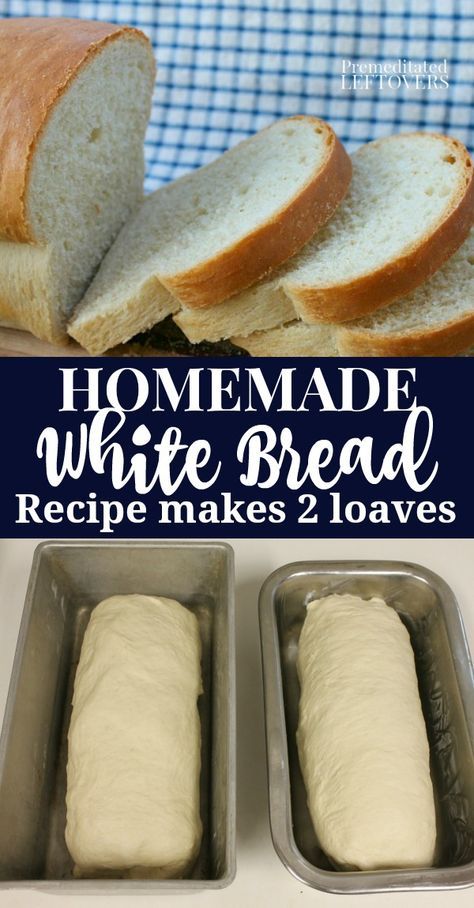 Homemade Bread Recipes For Beginners, Bake With Jack, Bread In Oven Homemade, How To Make Bread In The Oven, Taste Of Home Bread Recipes, White Bread Loaf Recipe, How To Make White Bread, Fleischmann's Active Dry Yeast Recipes, How To Make Sandwich Bread