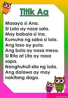 Teacher Fun Files: Filipino Reading Passages Titik A, E, I, O, U Grade 1 Filipino Reading, Filipino Grade 2 Pagbasa, Phonics Reading Passages 2nd Grade, Reading Materials For Grade 1 Filipino, Filipino Reading Comprehension Grade 2, Reading Materials Tagalog, Remedial Reading In Filipino, Reading Filipino, Tagalog Reading