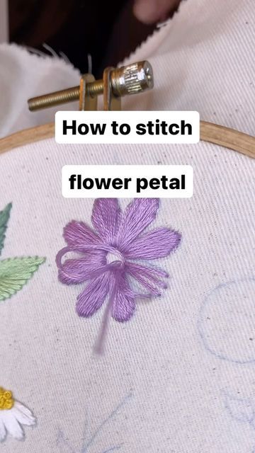 10 Flowers, How To Stitch, Basic Stitches, Follow My Page, Embroidery Supplies, Pdf Patterns, Embroidery Tutorials, Flower Petals, Pdf Pattern