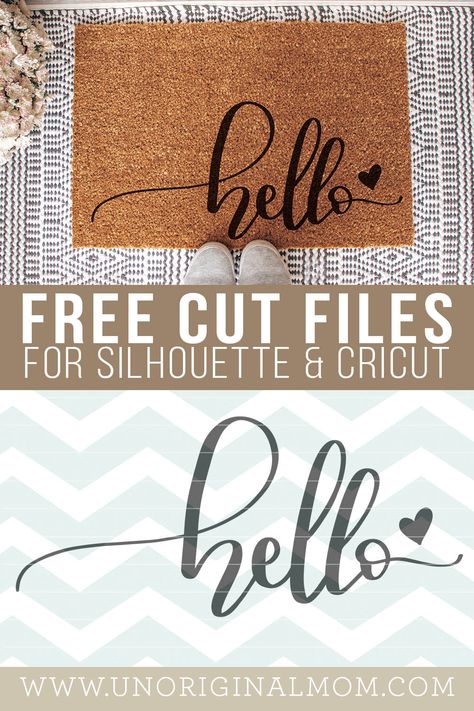 Hello Stencil Free Printable, Free Welcome Svg, Hello Svg Free, Welcome Printable Free, Welcome Svg Free, Free Vinyl Svg Files, Free Mom Svg, Sign Svg Free, Hello Printable