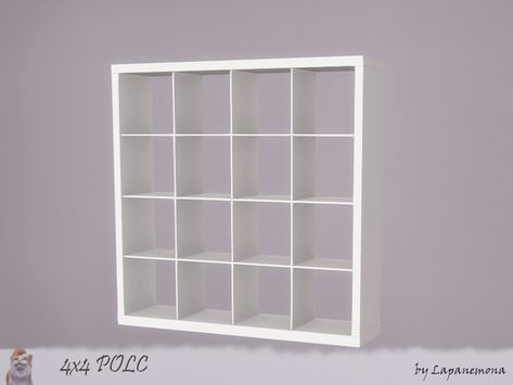 The Sims Resource - 4x4 POLC shelving unit Sims 4 Cc Wall Shelves, Sims 4 Cube Shelf Cc, Shelfs Sims 4 Cc, Sims 4 Organizer, Sims 4 Cc Display Shelf, Storage Sims 4 Cc, Sims 4 Display Case, Sims 4 Cc Furniture Shelves, Ts4 Shelf Cc