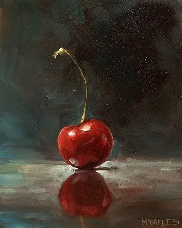 images of single fruit painting | Photo Sharing and Video Hosting at Photobucket Cherries Painting, Still Life Fruit, Food Painting, Fruit Painting, Door County, Daily Painting, Painting Still Life, Still Life Art, Fruit Art