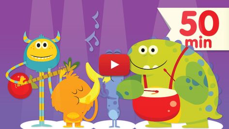 Apples & Bananas Silly Songs For Kids, Banana Song, Fun Songs For Kids, Friendly Monster, Simple Songs, Classroom Songs, Super Simple Songs, Simple Tv, Simple Birthday Party