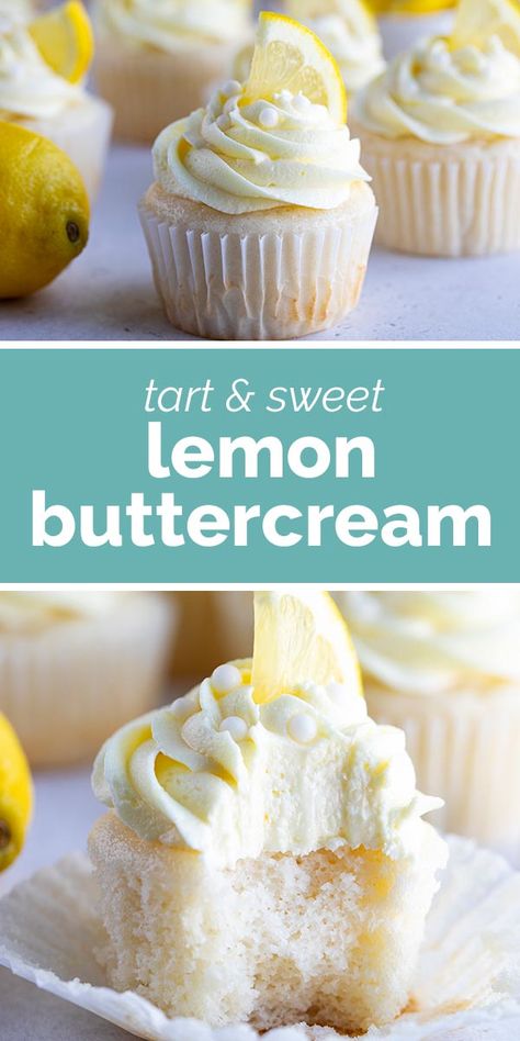 Lemon Cake Frosting, Lemon Frosting Recipes, Lemon Icing Recipe, Lemon Buttercream Icing, Lemon Buttercream Frosting, Frosting Recipes Easy, Lemon Frosting, Cake Frosting Recipe, Lemon Icing