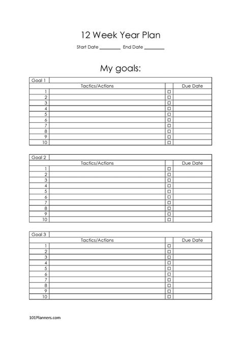 daily habit tracker notion 12 Week Year Planner, 12 Week Year Templates, Life Plan Template, Business Case Template, Smart Goals Template, Annual Planning, Goals Template, Business Case, Year Plan