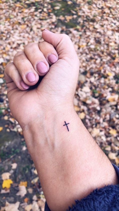 Small Cross On Wrist Tattoo, Small Cross On Wrist, Cross Micro Tattoo, Little Cross Tattoo On Wrist, Mini Cross Tattoos For Women, Small Cross Wrist Tattoo, Ankle Cross Tattoos For Women, Micro Cross Tattoo, Wrist Cross Tattoos For Women