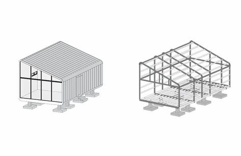 Eco Houses, Eco Cabin, Modular Cabins, Building A Swimming Pool, Modular Housing, Tropical Living, Passive Design, Ecological Footprint, Container Architecture