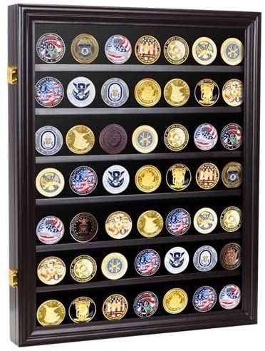 Coin Collecting Display, Coins Collection Display Ideas, Coin Collection Display Ideas, Coin Display Ideas, Coin Collecting Storage, Coin Collection Display, Conqueror Challenge, Medal Display Ideas, Challenge Coin Display Case