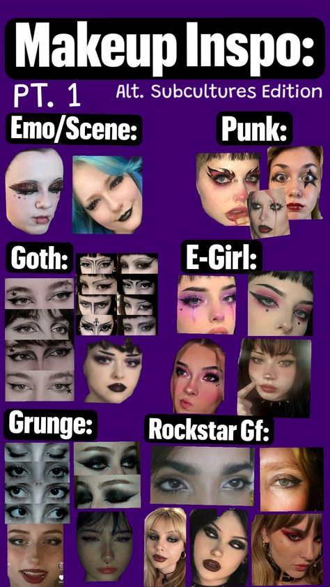 How To Do Emo Makeup, Scenemo Makeup, Alt Makeup For School, Emo Baddie Makeup, Easy Goth Makeup, Emo Scene Makeup, Emo Makeup Tutorial, Scene Grunge, Makeup Emo