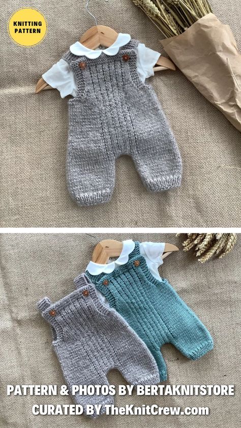 Discover a wide range of knitting patterns for baby clothes that cater to different skill levels and seasons. Create something special and handmade for your little one. Curated by The Knit Crew Patterns For Baby Clothes, Baby Romper Pattern Free, Onesie Pattern, Baby Romper Pattern, Baby Cardigan Knitting Pattern Free, Baby Cardigan Pattern, Knit Baby Romper, Baby Boy Knitting, Crochet Bunny Pattern