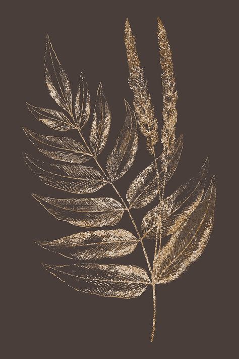 Leaf Structure, Leaf Skeleton, Gold Wallpaper Background, Fern Leaves, Blue And White Vase, Fern Leaf, Leaves Design, Leaves Vector, Gold Aesthetic