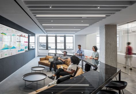 Office Collaboration Space, Open Office Design, Lobby Seating, Office Space Design, Office Lounge, Corporate Interiors, Best Office, Collaboration Space, Open Office