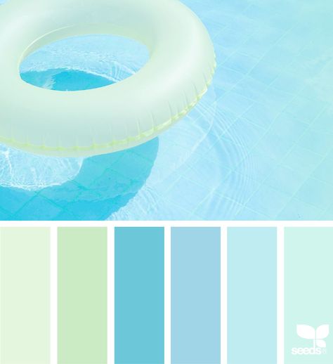 Blue Summer Color Palette, Relax Color Palette, Colors That Go With Light Blue, Summer Palette Colors, Blue Green Color Palette, Color Palette Summer, Summer Colour Palette, Summer Color Palettes, Light Palette