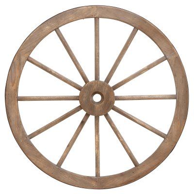 DecMode Wooden Wagon Wheel Wall Decor - 52289 Roda Gerobak, Wagon Wheel Decor, Wooden Wagon Wheels, Metal Wagon, Wood Wagon, Wooden Wagon, Medallion Wall Decor, Rustic Backdrop, Wheel Decor