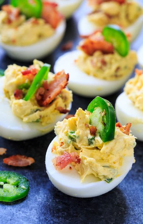 Jalapeno Popper Deviled Eggs Jalapeno Popper Deviled Eggs, Deviled Eggs Recipe Best, Jalapeno Deviled Eggs, Spicy Deviled Eggs, Deviled Eggs Recipe Easy, Devilled Eggs Recipe Best, Southern Kitchen, Jalapeno Popper, Southern Kitchens