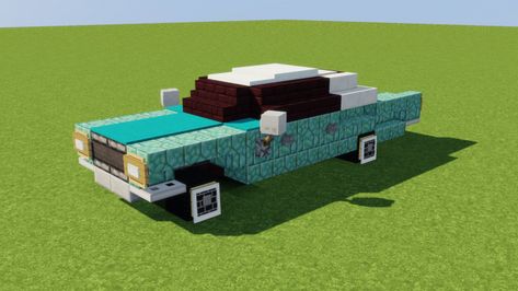 Minecraft Cars Ideas, Minecraft Car Dealership, Minecraft Vehicle Builds, Minecraft Trailer Home, Minecraft Rv Camper, Minecraft Car Build, Cool Minecraft Building Ideas, Minecraft Mall Ideas, Minecraft Museum Ideas