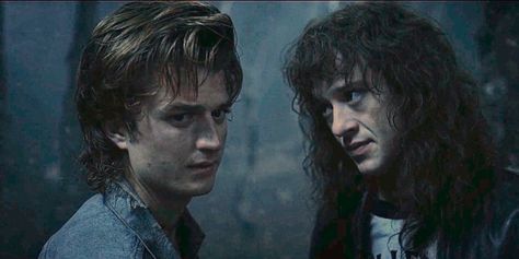 Eddie Munson Imagines, Jonathan Byers, Hellfire Club, The Devils, Nothing Else Matters, Eddie Munson, Jamie Campbell Bower, Hair Pulling, Joe Keery