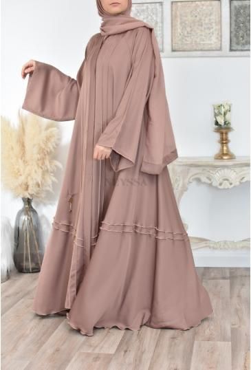 Islamic Fashion Dresses, Abaya Design, Modern Hijab, Muslim Fashion Hijab Outfits, Muslim Women Fashion, Mode Abaya, Muslim Fashion Dress, Muslim Dress, Abaya Designs