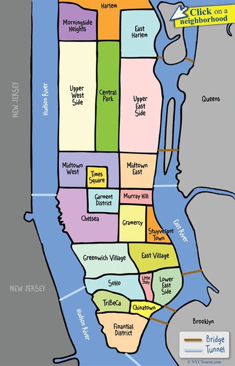 Manhattan, NY: Washington Heights and Inwood are above Harlem.  They always leave those neighborhoods off the touristy maps..................... Map Of Manhattan, Place Wallpaper, Manhattan Neighborhoods, New York Neighborhoods, Manhattan Map, Nyc Neighborhoods, Nyc Map, Nyc History, New York City Vacation