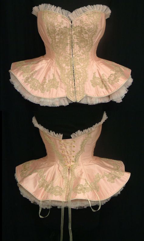 Jane Woolrich Corset beautiful work... Cosplay Templates, Jane Woolrich, Body Corset, Vintage Corset, Pretty Ballerinas, Corset Fashion, Pink Ballerina, Corsets And Bustiers, Dress Forms