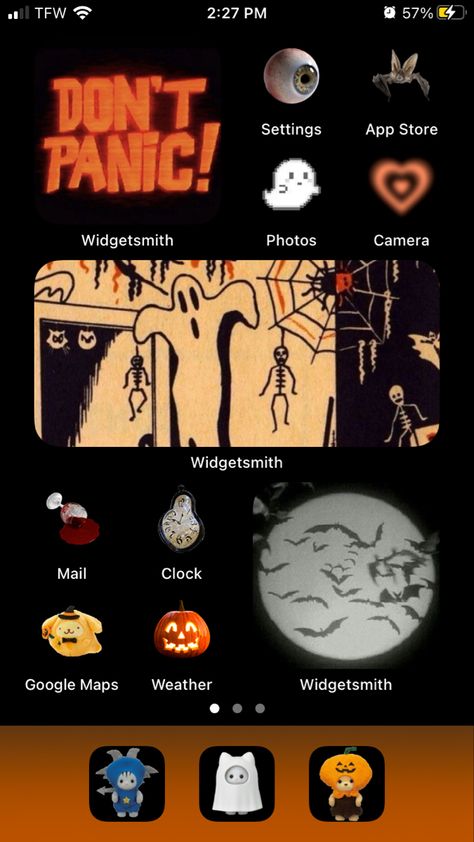 Organisation, Halloween Phone Layout Ideas, Phone Themes Halloween, Halloween Layout Iphone, Halloween Ios Layout, Halloween Homescreen Layout, Halloween Iphone Theme, Halloween Ios 16 Wallpaper, Halloween Phone Layout